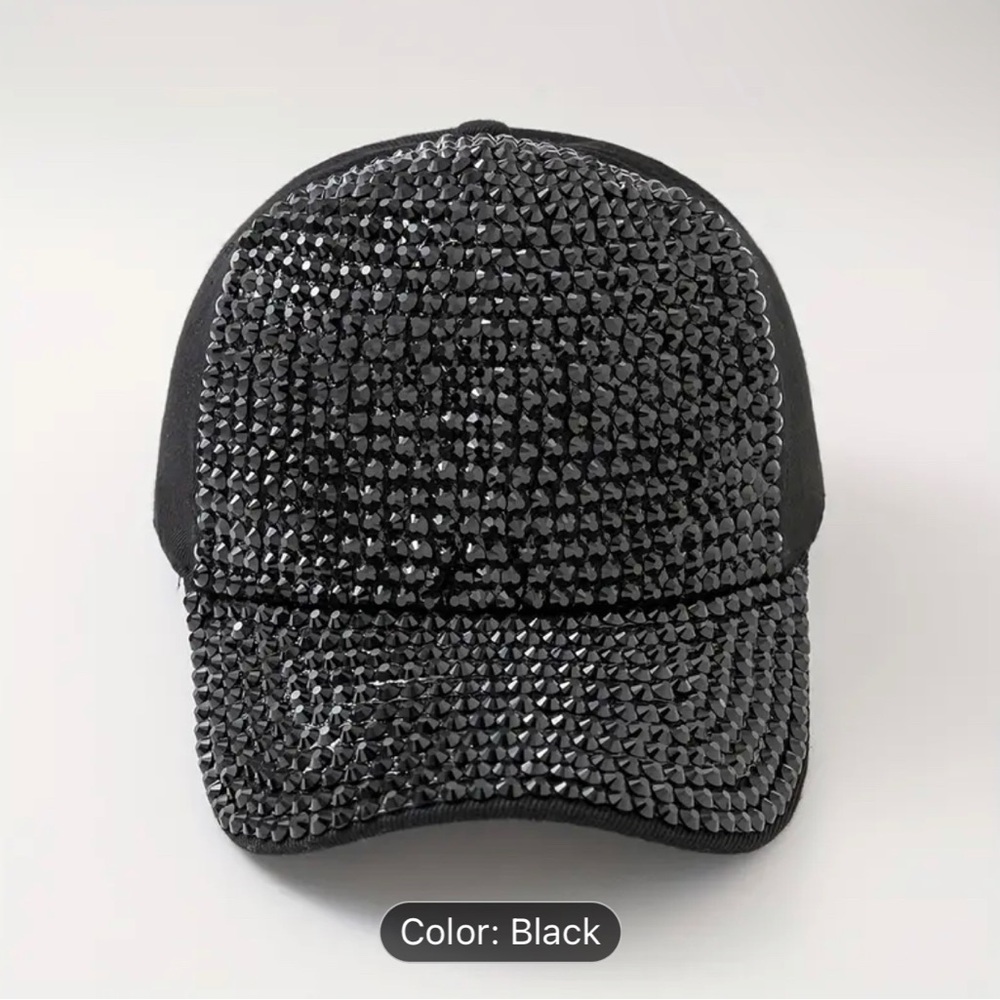 Black Bling Hat